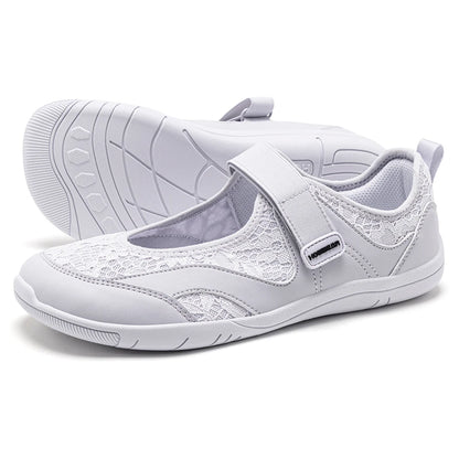 CloudStep Flow – Sapatos barefoot slip-on respiráveis unissexo