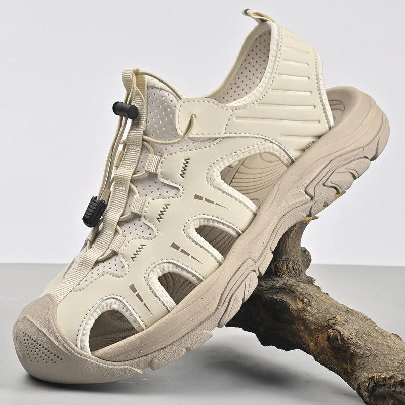 UrbanFlex Barefoot Sandal Man - Sandálias Barefoot Homem Couro Conforto Diário