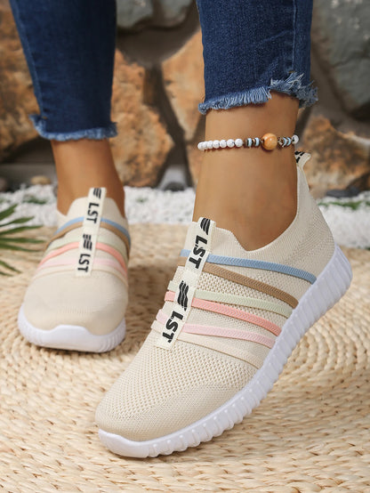 ColorEase Lady - Ténis Senhora Slip-On Leves Respiráveis Verão