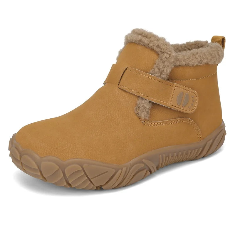 Kaldin Kids - Botas Barefoot Infantis de Inverno Forradas