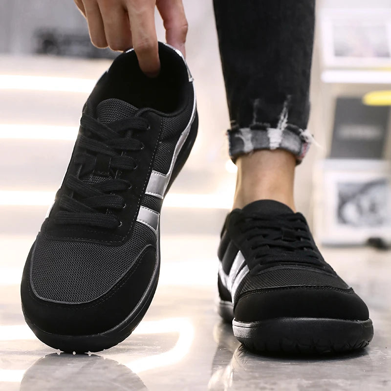 AirRun Flex – Sapatos Barefoot Respiráveis Com Biqueira Larga Para Treino E Caminhada