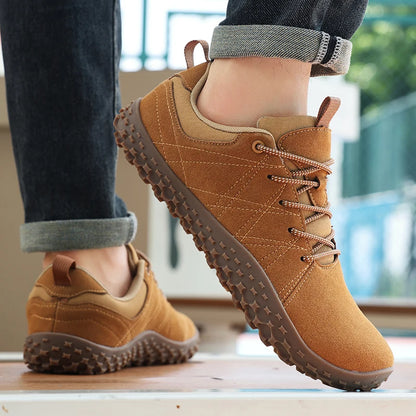 UrbanGrip Leather – Sapatos Desportivos Em Pele Com Biqueira Larga Para Homem