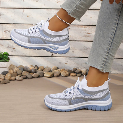 AeroLuna Knit – Sapatos Barefoot Femininos em Malha Respirável
