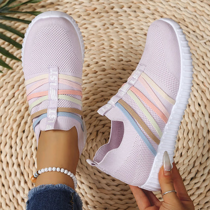ColorEase Lady - Ténis Senhora Slip-On Leves Respiráveis Verão