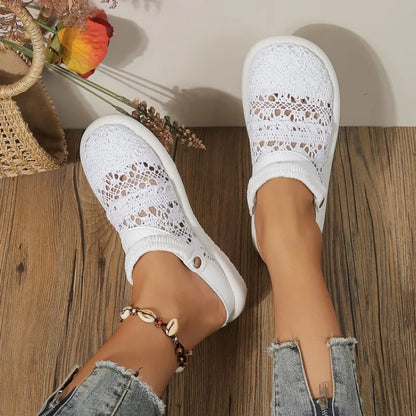 BreezeStep Air – Sandália barefoot respirável de biqueira fechada para mulher