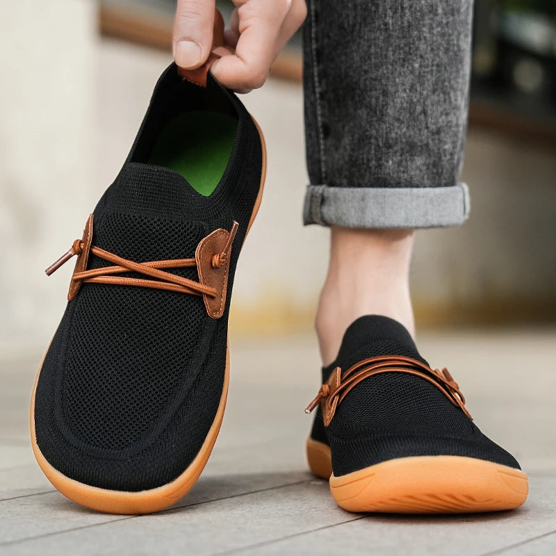 AirFlex Wide – Sapatos Barefoot Respiráveis De Grande Tamanho Para Homem