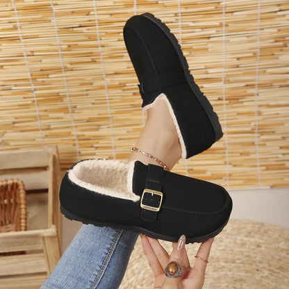 Nevora - Mocassins Femininos de Inverno Forrados
