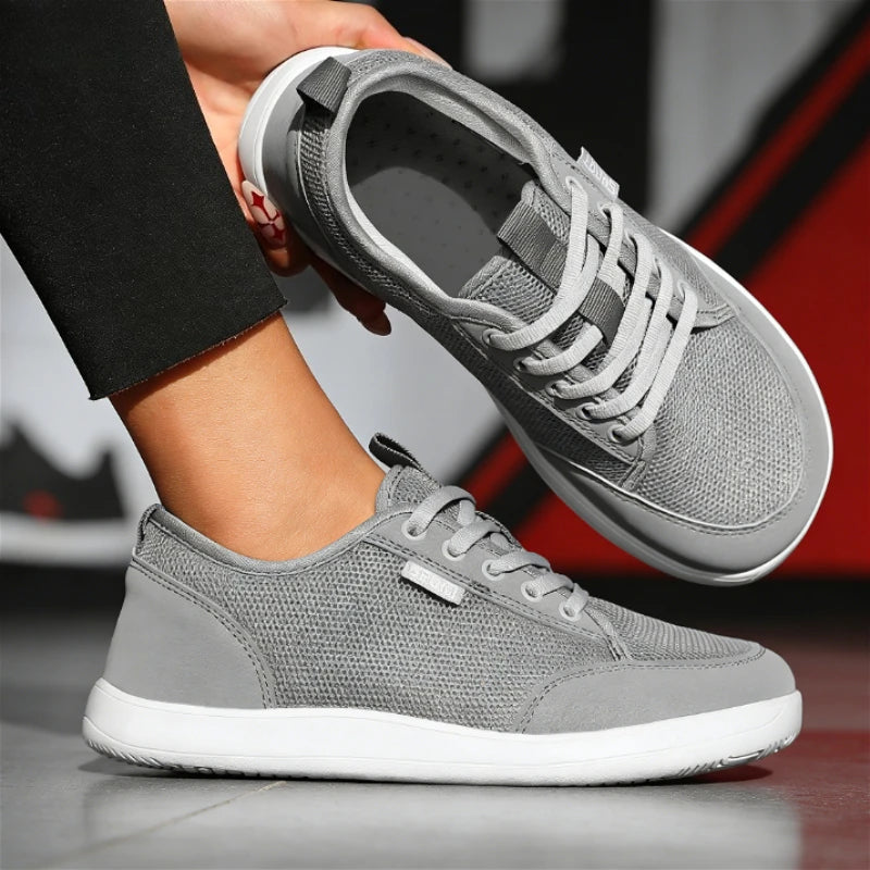 TerraFlex Motion – Sapatos barefoot respiráveis com biqueira larga unissexo