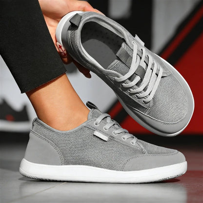 TerraFlex Motion – Sapatos barefoot respiráveis com biqueira larga unissexo
