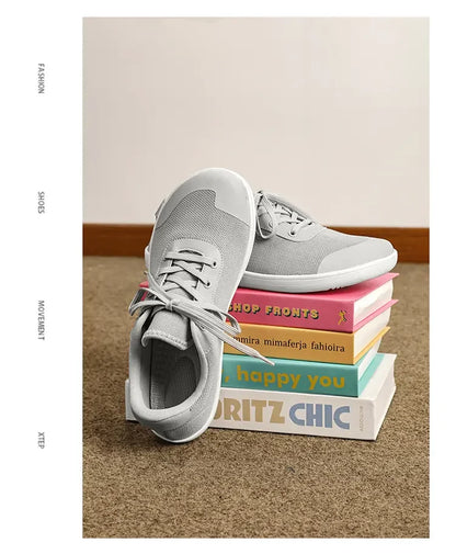 RelaxFlow Air – Sapatos Barefoot Minimalistas Com Biqueira Larga Unissexo