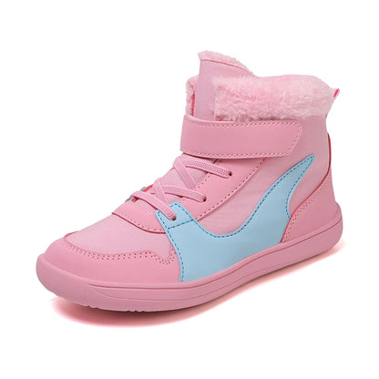 Kivora Kids - Botas Barefoot Infantis de Inverno Forradas