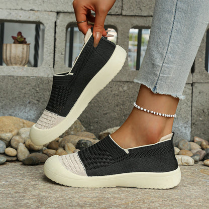 Luna Barefoot Knit – Slip-On Anatómico Feminino