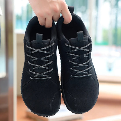UrbanGrip Leather – Sapatos Desportivos Em Pele Com Biqueira Larga Para Homem