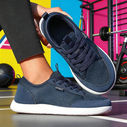 TerraFlex Motion – Sapatos barefoot respiráveis com biqueira larga unissexo