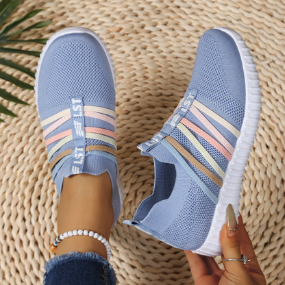 ColorEase Lady - Ténis Senhora Slip-On Leves Respiráveis Verão