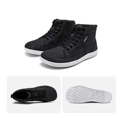 Hobibear WS53157096 – Sapatilhas barefoot mid top em lona unissexo