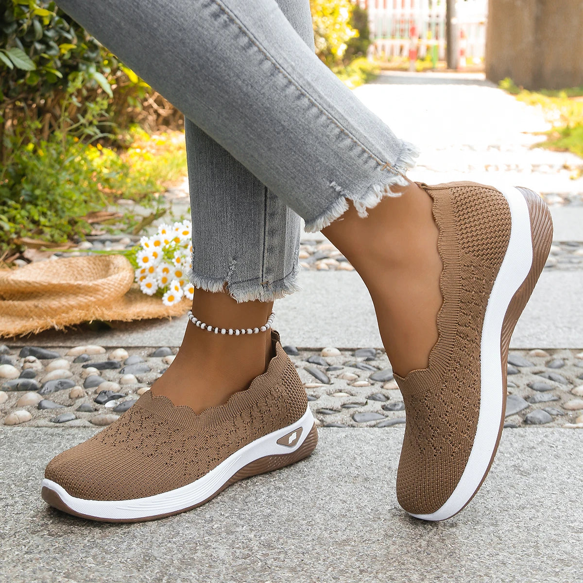 Élodie Soft Barefoot - Loafers Respiráveis Ultra Confortáveis