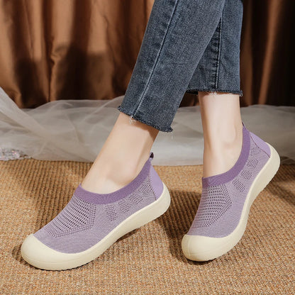 SoftStride Air – Sapatos barefoot respiráveis slip-on unissexo