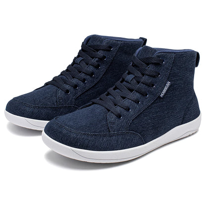 Hobibear WS53157096 – Sapatilhas barefoot mid top em lona unissexo