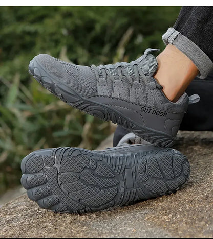 TrailAir Bamboo – Sapatos Barefoot Respiráveis Com Biqueira Larga Para Caminhada