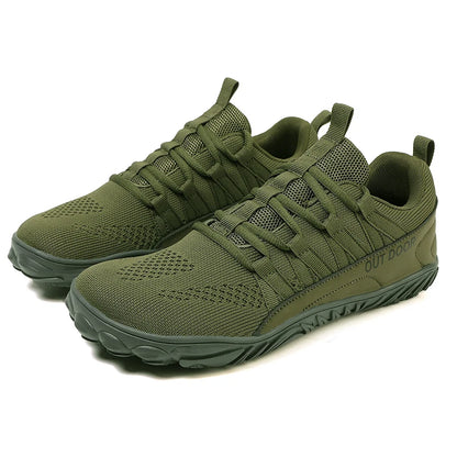 TrailAir Bamboo – Sapatos Barefoot Respiráveis Com Biqueira Larga Para Caminhada