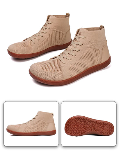 TrailMid Air – Sapatos Barefoot Mid-Top Com Biqueira Larga E Sola Zero Drop Unissexo