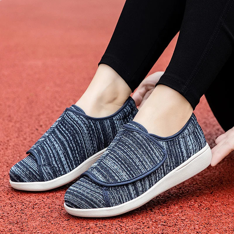 FlexiEase Ortopédico – Sapatos Anatómicos Unissexo com Ajuste em Velcro