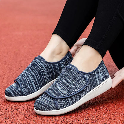 FlexiEase Ortopédico – Sapatos Anatómicos Unissexo com Ajuste em Velcro