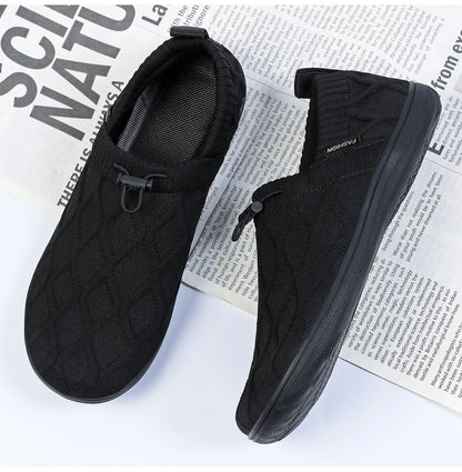 FlexBare Comfort - Ténis Barefoot Senhora Pé Largo Slip-On Respiráveis
