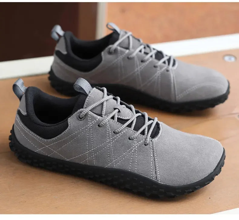 UrbanGrip Leather – Sapatos Desportivos Em Pele Com Biqueira Larga Para Homem