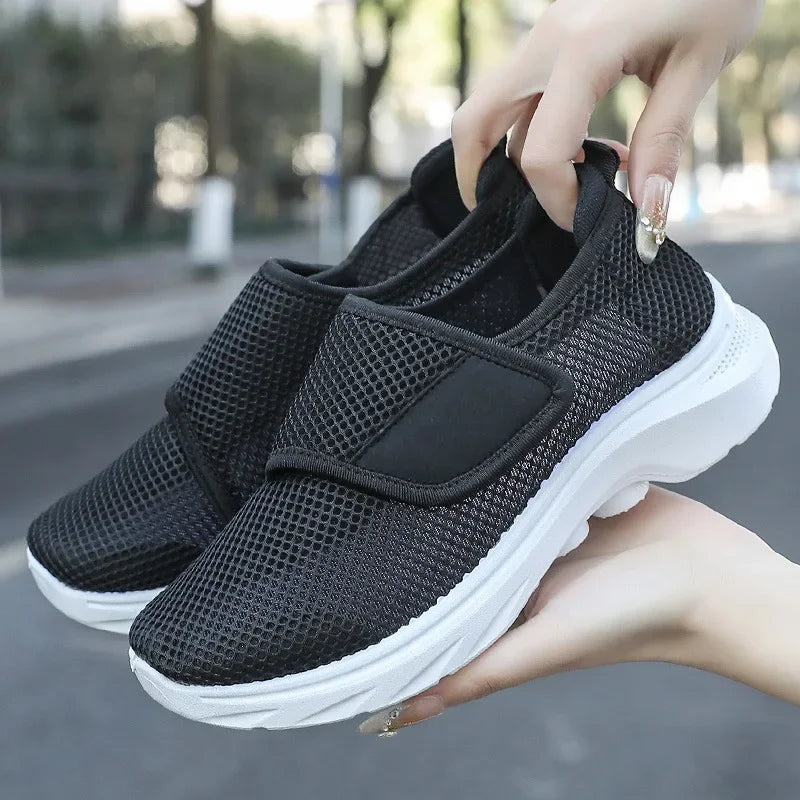 OrthoEase Comfort – Sapatos Ortopédicos Barefoot com Velcro