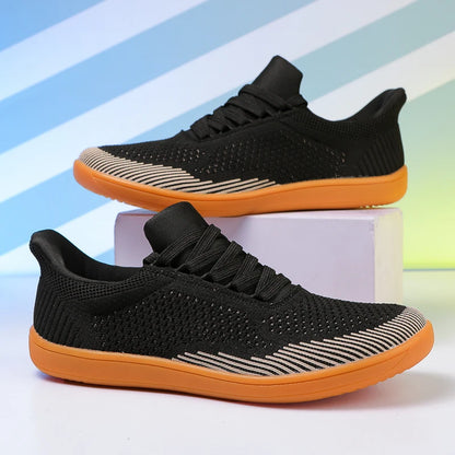 AirKnit Motion – Sapatos Barefoot Respiráveis Com Biqueira Larga Unissexo