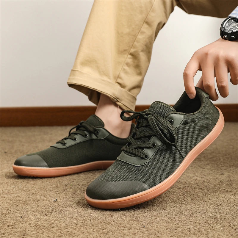 RelaxFlow Air – Sapatos Barefoot Minimalistas Com Biqueira Larga Unissexo