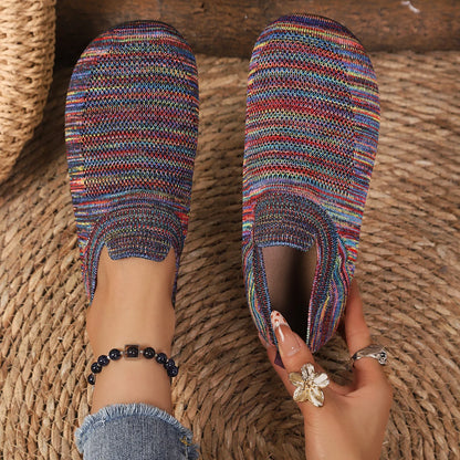 Maelis - Mocassins Femininos Boho em Tecido