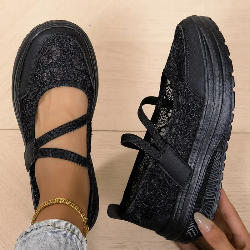 CloudStep Breeze – Sapatos respiráveis e confortáveis para mulher