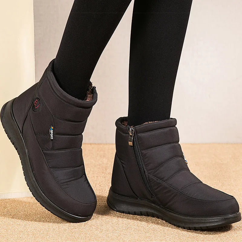 Solenne Winter - Bota Barefoot Térmica com Forro Acolchoado