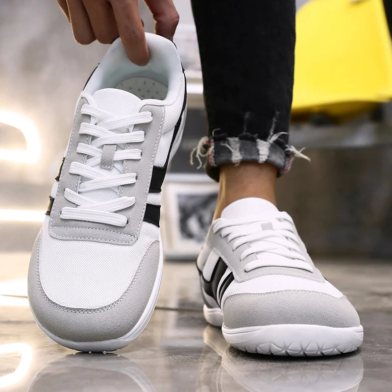 AirRun Flex – Sapatos Barefoot Respiráveis Com Biqueira Larga Para Treino E Caminhada
