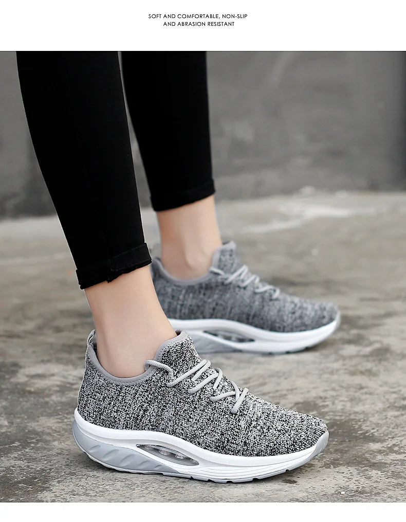 AirMotion Lift – Ténis Plataforma Conforto Femininos