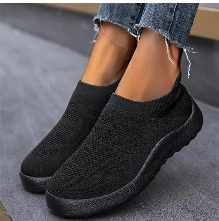 CoreRun Barefoot Lady - Ténis Barefoot Senhora Running Respiráveis Slip-On