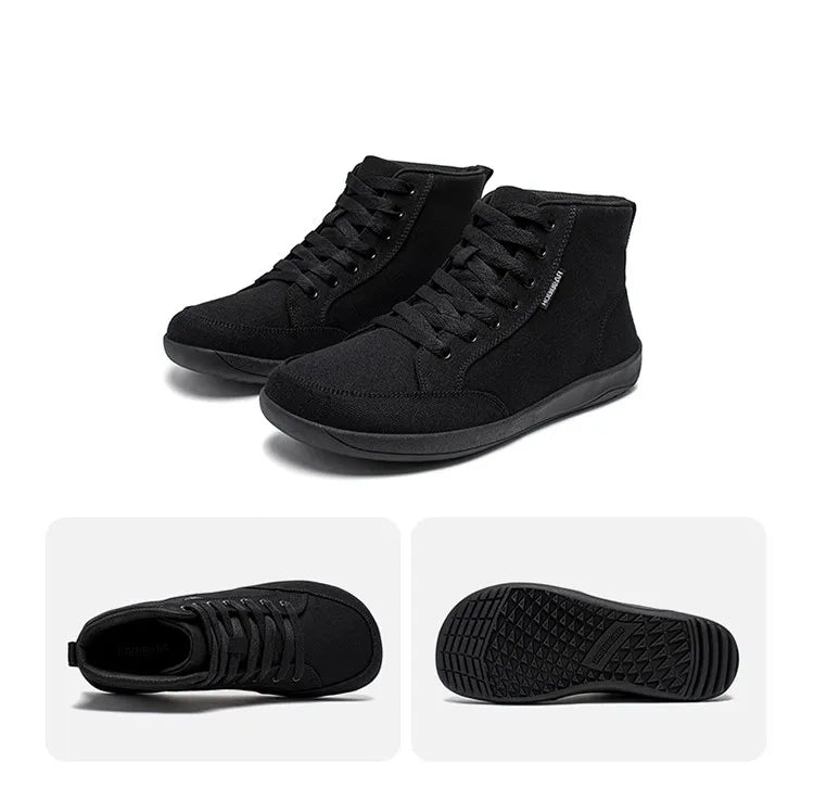 Hobibear WS53157096 – Sapatilhas barefoot mid top em lona unissexo
