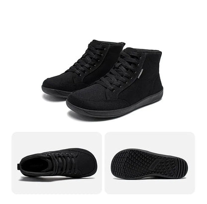 Hobibear WS53157096 – Sapatilhas barefoot mid top em lona unissexo