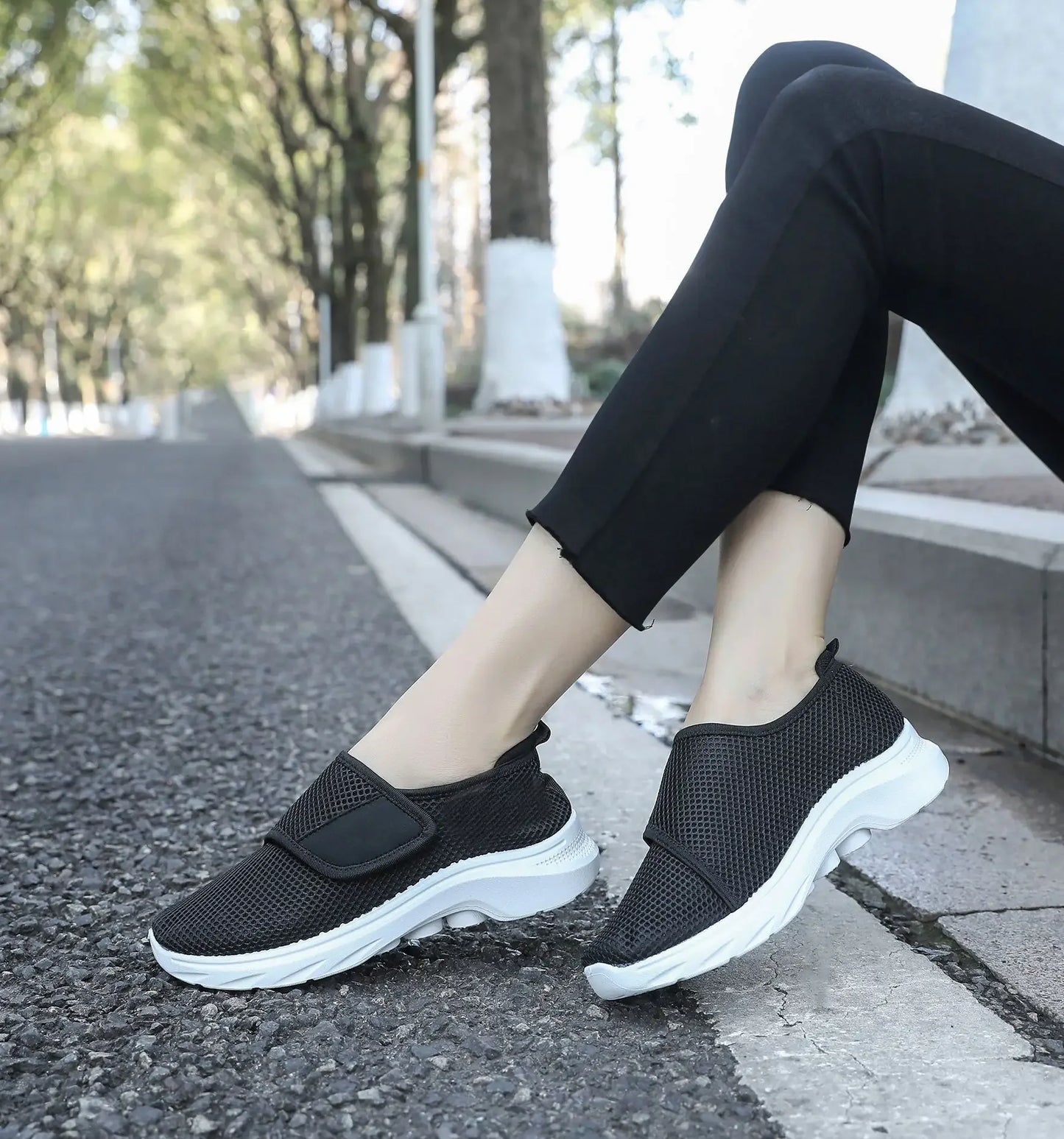 OrthoEase Comfort – Sapatos Ortopédicos Barefoot com Velcro