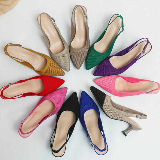 Diana Isadora - Chaussure à Talon Moyen Très Élégante et Confortable