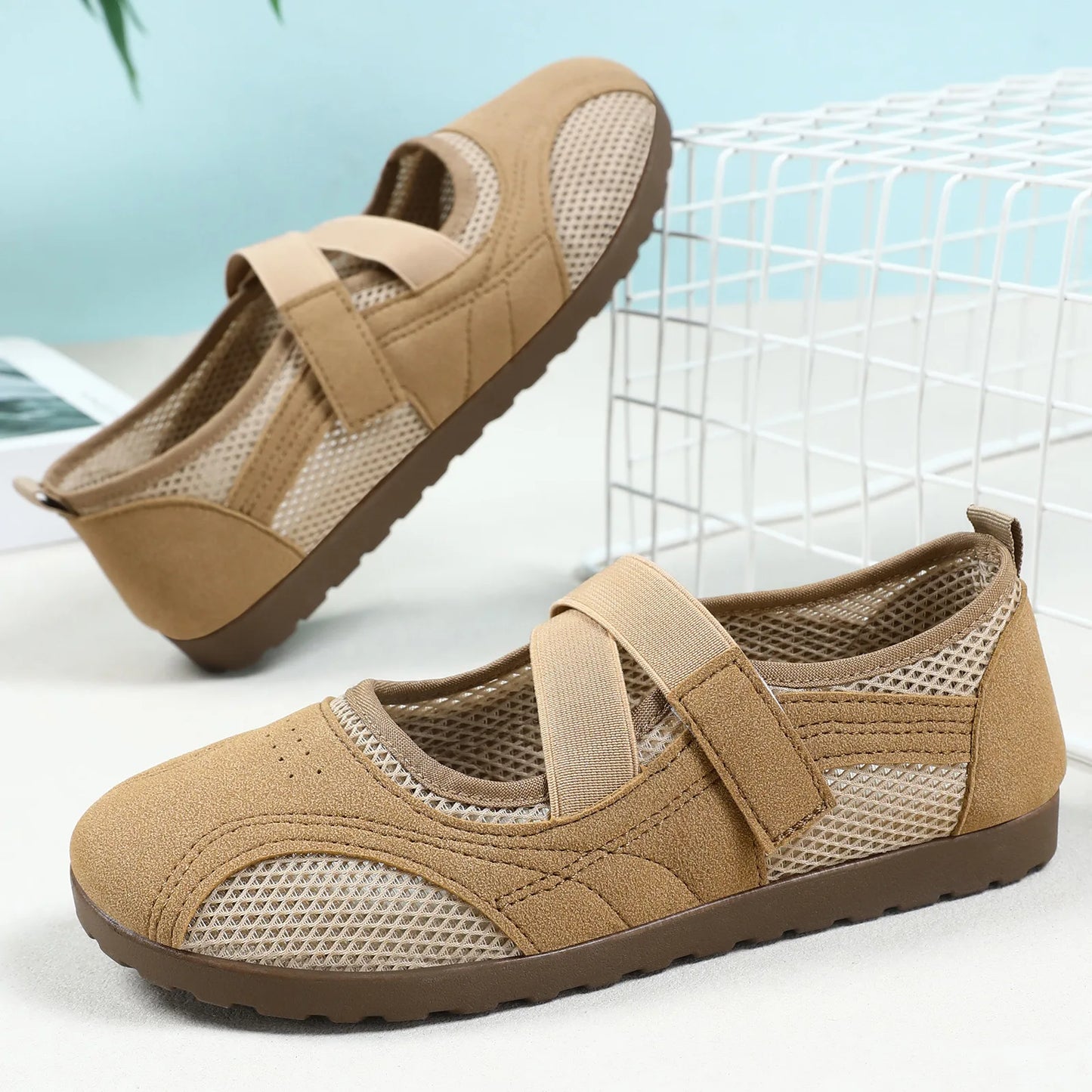 Elena Soft Barefoot - Mary Jane Respiráveis Ultra Confortáveis