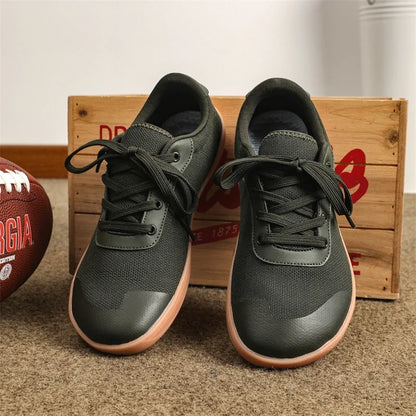 RelaxFlow Air – Sapatos Barefoot Minimalistas Com Biqueira Larga Unissexo