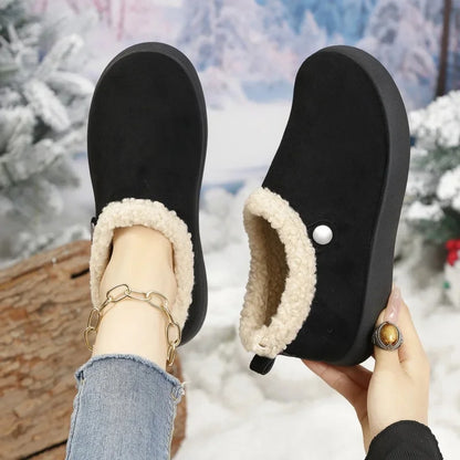 Velmora - Botas Femininas de Inverno em Camurça com Forro Super Quentinho