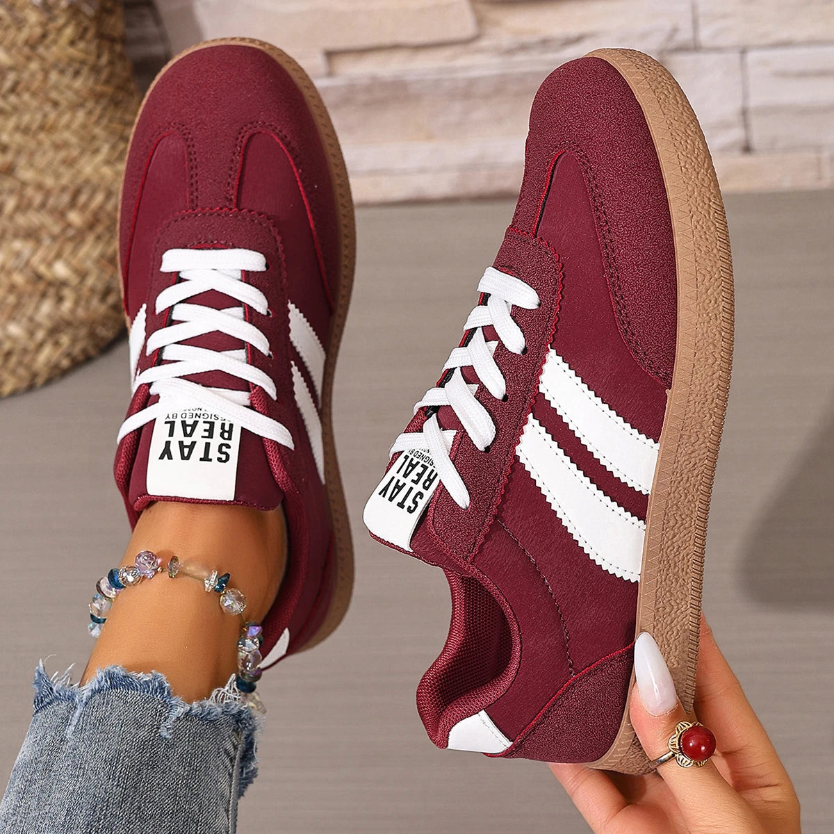 Lysandra Urban Barefoot - Ténis Casuais de Inspiração Vintage
