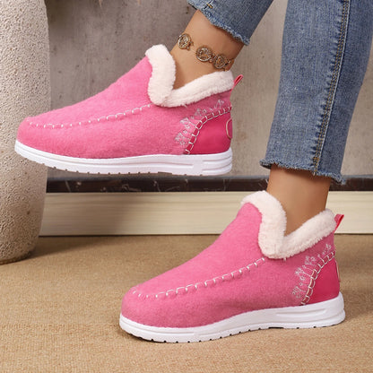 Alverine - Botins Femininos de Inverno em Feltro
