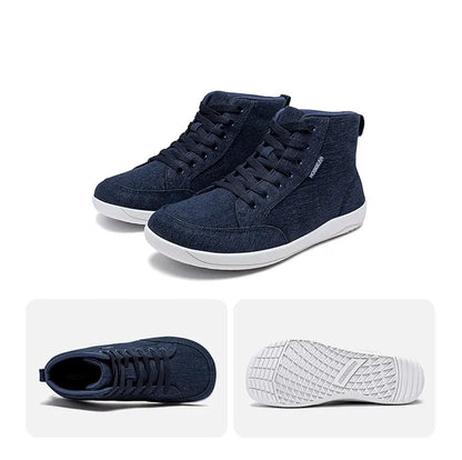 Hobibear WS53157096 – Sapatilhas barefoot mid top em lona unissexo