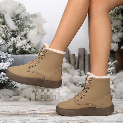 Nevora - Botas Femininas de Neve Impermeáveis e Forradas